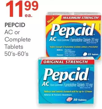 Guardian Pharmacy Pepcid ac or complete tablets offer
