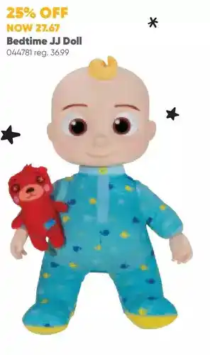 Toys R us Cocomelon - musical bedtime jj doll - english edition offer