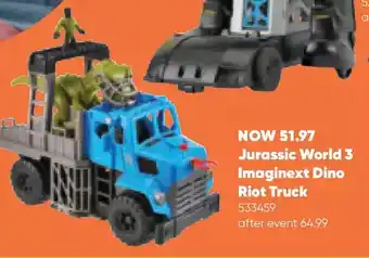 Toys R us Imaginext jurassic world break out dino hauler offer