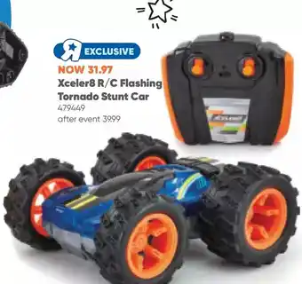 Toys R us Xceler8 1:16 rc flashing tornado stunt car - r exclusive offer