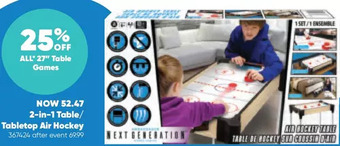 Toys R us Merchant ambassador - air hockey table offer