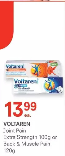 Voltaren joint pain extra strength or back & muscle pain