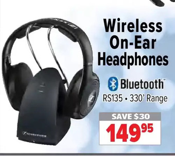 2001 Audio Video Wireless on-ear headphones offer