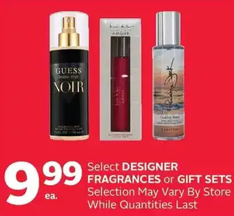 Rexall Designer fragrances or gift sets offer