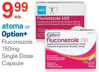 Remedy's RX Atoma or option+ fluconazole single dose capsule offer