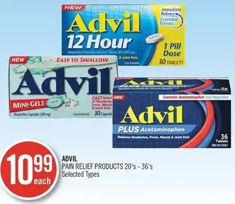 Shoppers Drug Mart Advil pain relief products offer