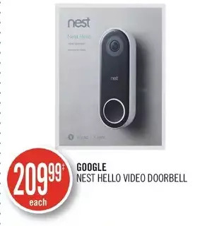 Shoppers Drug Mart Google nest hello video doorbell offer