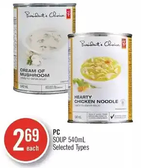Shoppers Drug Mart Pc soup offer