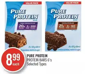 Shoppers Drug Mart Pure protein protein bars offer