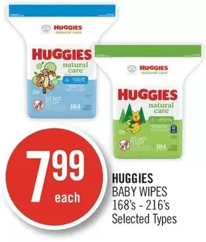 Shoppers Drug Mart Huggies baby wipes offer