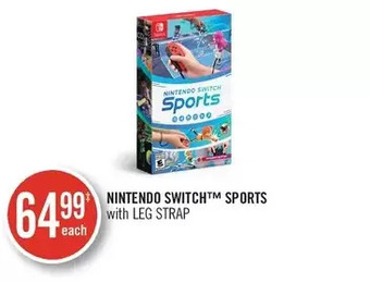 Shoppers Drug Mart Nintendo switch sports with leg strap offer