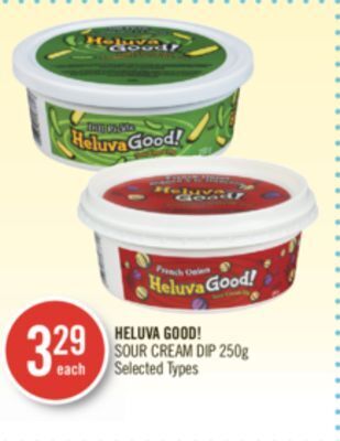 Shoppers Drug Mart Heluva good! sour cream dip 250g offer
