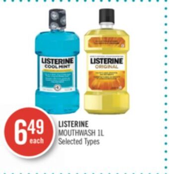 Shoppers Drug Mart Listerine mouthwash offer