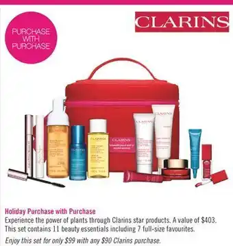 Shoppers Drug Mart Clarins cosmetic offer