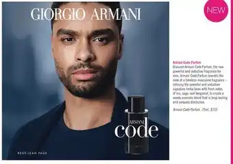 Shoppers Drug Mart Armani code parfum offer