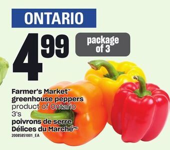Independent City Market Farmer's market™ greenhouse peppers, 3's offer