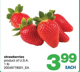Wholesale Club Strawberries, 1 lb offer