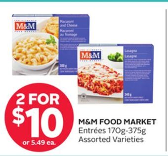 Rexall M & m food market entrées offer