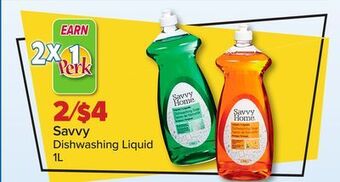 PharmaChoice Savvy dishwashing liquid offer