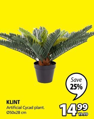 JYSK Klint artificial cycad plant offer