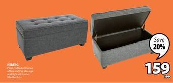 JYSK Heberg ottoman offer