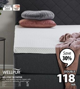 JYSK Wellpur t30 topper offer
