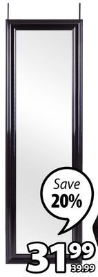 JYSK Eilert overdoor hanging mirror offer