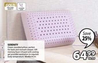 JYSK Serenity pillow offer