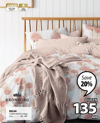 JYSK Milan 7-piece bed-in-a-bag offer
