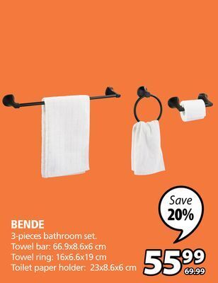 JYSK Bende 3-pieces bathroom set offer