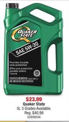 PartSource Quaker state offer