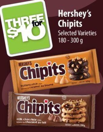 Co-op Hershey's Chipits 180-300g offer