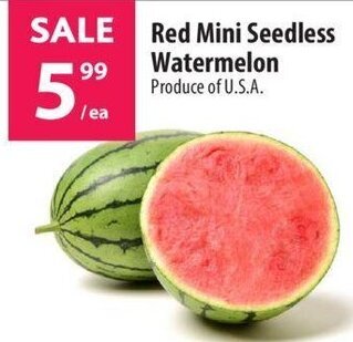 Co-op Red Mini Seedless Watermelon offer