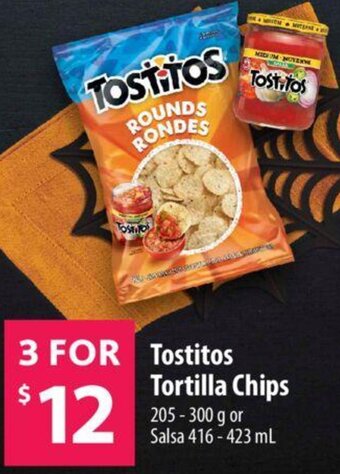 Co-op Tostitos Tortilla Chips 205-300g Or Salsa 416-423ml offer