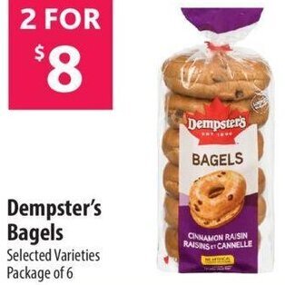 Co-op Dempster's Bagels offer