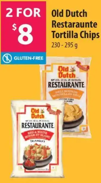 Co-op Old Dutch Restaraunte Tortilla Chips 230-295g offer