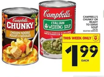 Food Basics Campbell's chunky offer