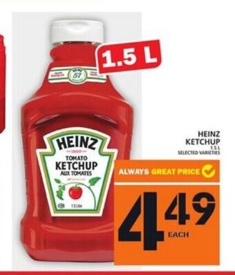Food Basics Heinz ketchup offer