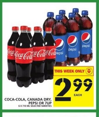 Food Basics Coca-cola, canada dry, pepsi or 7UP offer