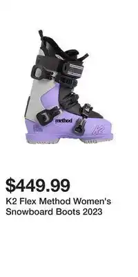 Sport Chek K2 flex method women's snowboard boots 2023 offer