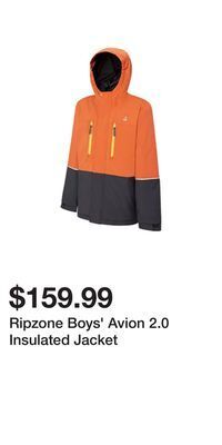 Sport Chek Ripzone boys' avion 2.0 insulated jacket offer