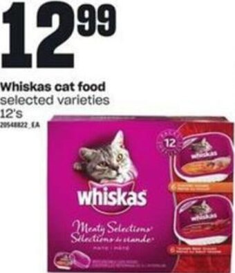 Atlantic Superstore Whiskas Cat Food 12's offer