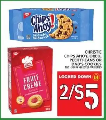 Food Basics Christie chips ahoy, oreo, peek freans offer