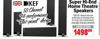 2001 Audio Video Super hi-end home theatre speakers offer
