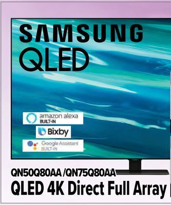 2001 Audio Video Samsung 50" qled 4k direct full array tv offer