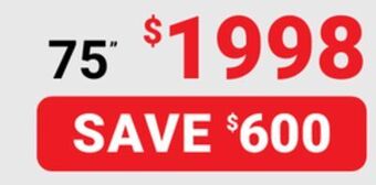 Visions Electronics Sony 75" bravia xr x90k 4k hdr full array led smart google tv offer