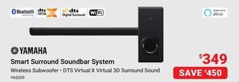 Visions Electronics Yamaha smart surround soundbar system offer