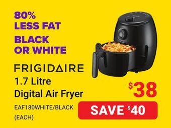Visions Electronics Frigidaire 1.7 litre digital air fryer offer