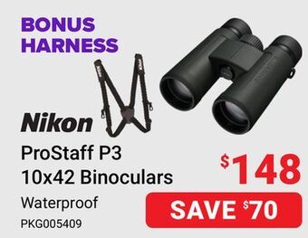 Visions Electronics Nikon prostaff p3 10x42 binoculars offer