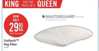 The Brick Masterguard® cooltouch™ king pillow offer